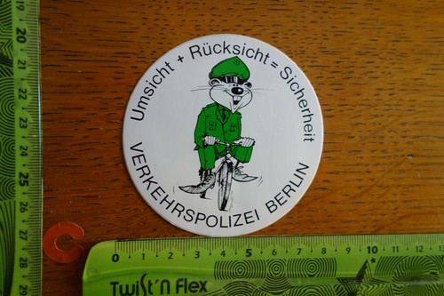 Alter aufkleber polizei - alter,
