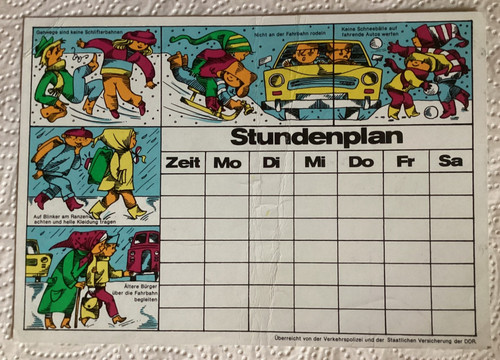 Ddr stundenplan - ddr,